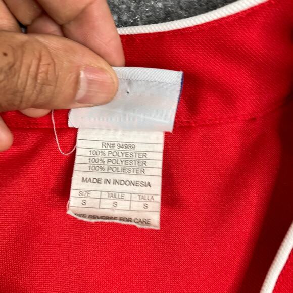 MLB Cardinals Jersey Womens S Red St. Louis Lady Slugger Button Baseball Top - Picture 4 of 8